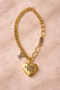 Lumière Love Heart Charm Chain Necklace