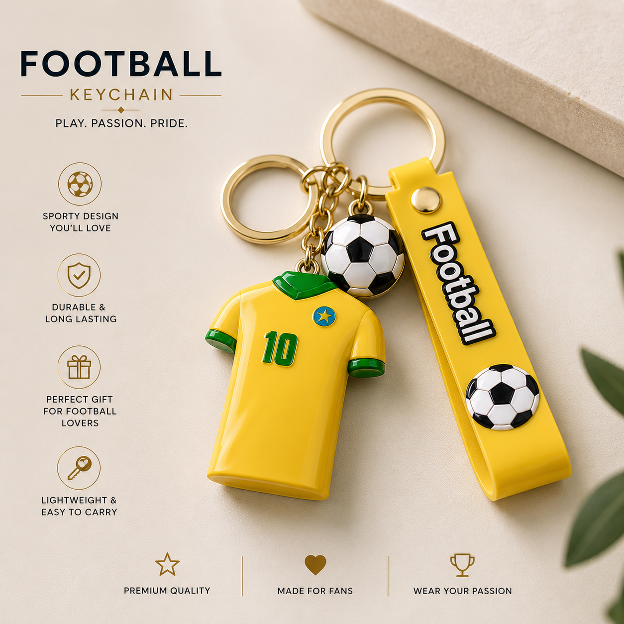 Soccer Team Jerseys Keychains