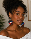 Natural woman Haiti Scarf Earrings