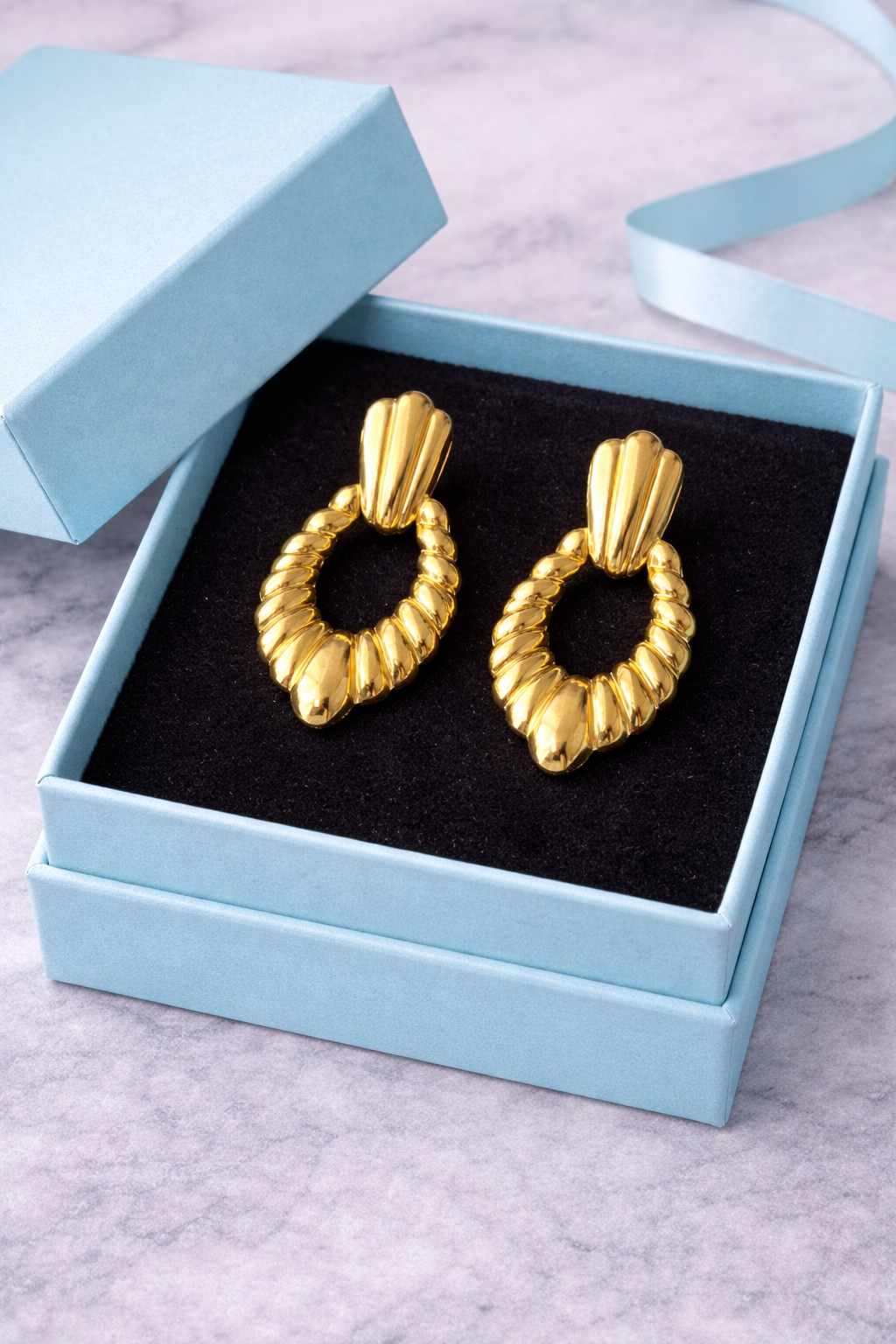 Twisted Luxe Drop Earrings