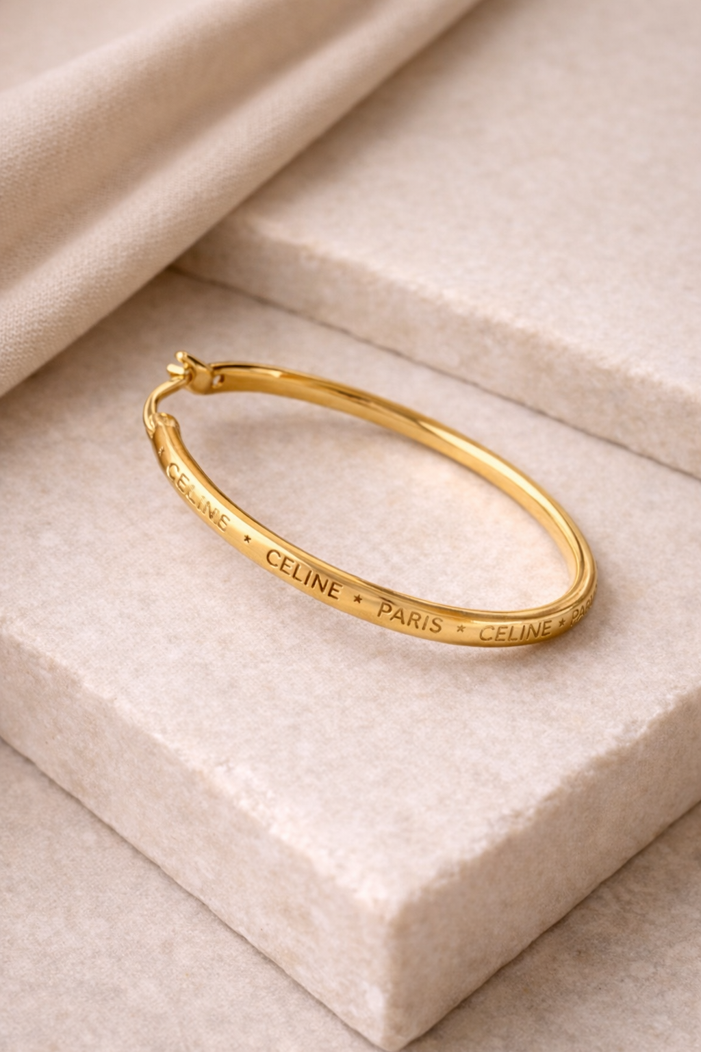 Cellie Classic Gold Hoop Earrings