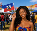 Mini Haitian Flags