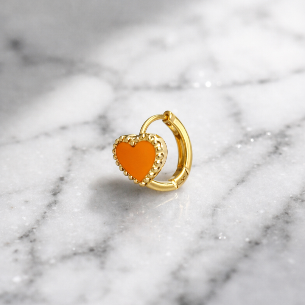 Amora Heart Mini Hoop