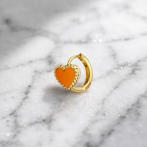 Amora Heart Mini Hoop