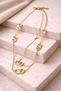 Valentin Signature Layered Charm Necklace