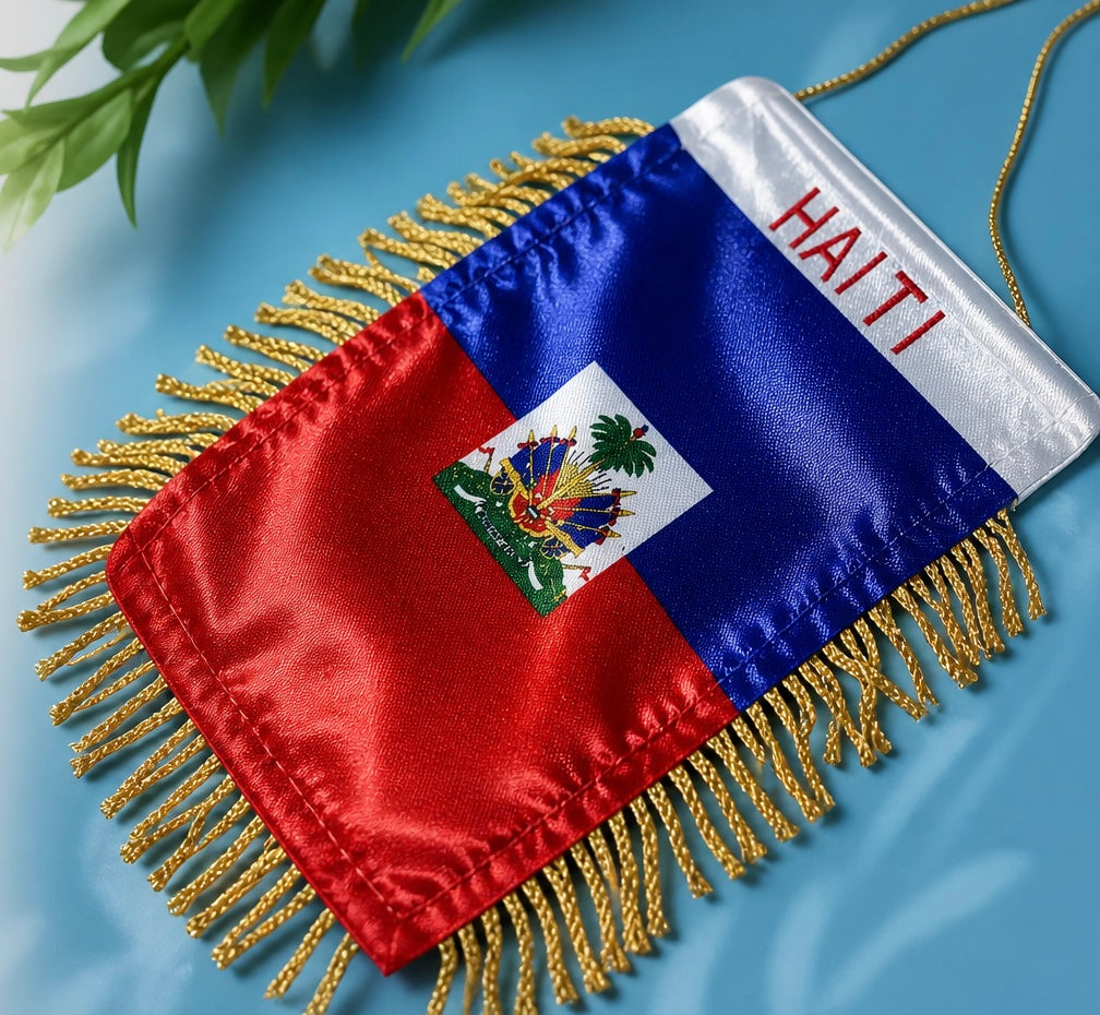 HeritageDrive Mini Flag (Haiti Edition)